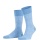 Burlington Daily Sock Crew Carrington azure blue Men - 1 Pair